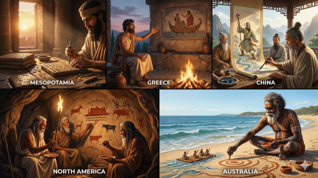 painting flood legends